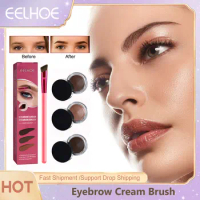 Multi-Function Eyebrow Brush Cream Brow Long Lasting Waterproof Square Eye Brow Shaping Natural Wild Eyebrow Gel Makeup Cosmetic