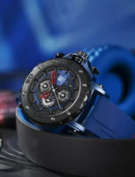 Jam Tangan Pria T5 9071W Choro Aktif Include Garansi Mesin 12 Bulan Tali Rubber Kaca Safir Casing St