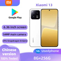 Xiaomi 13 5G Android 6.36 inch RAM 8GB ROM 256GB Qualcomm Snapdragon 8 Gen2 used phone