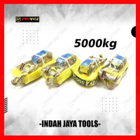 PROVIOZ Ratchet Tie Down 5 Ton x 6 8 10 12 15 Meter - 5000 Kg Tali Rachet Pengikat Barang Motor Bak 