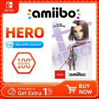 100% Original Nintendo Amiibo - Super Smash Bros. Series - HERO - for Nintendo Switch Game Console Game Interaction Model