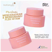 Meronah cream glowing siang malam Mencerahkan