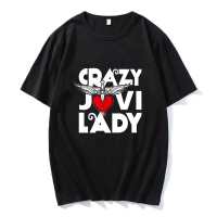 เสื้อยืดผ้าฝ้ายพิมพ์ลาย, BonJovi, ลายสุนทรียศาสตร์แบบกอธิค, O-คอ, แขนสั้น, ใส่สบาย, Ropa, เสื้อผ้าผู