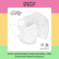 Goto Living Goto DB 4 Pro Masker Duckbill Mask 4 Ply Facemask Earloop Warna 4Ply