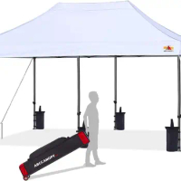 ABCCANOPY Patio Canopy Tent 10x20 Commercial-Series(White)