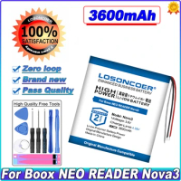 LOSONCOER 3600mAh Battery For Boox NEO READER Nova 3 Nova3 Battery ~In Stock