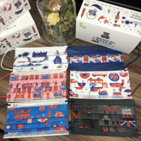 上好 成人醫療防護口罩 🏴🏴英倫風🏴🏴 30入(內含6款顏色)
