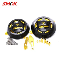 SMOK Motorcycle CNC Aluminum Alloy Engine Stator Case Guard Cover Protector For YAMAHA MT-07 MT07 MT 07 FZ-07 FZ 07 2014-2016