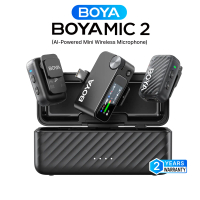 BOYAMIC 2 ,Professional Wireless Microphone Lavalier Microphone AI Noise Cancelling Microphone For C