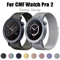 Dây đeo bằng thép không gỉ từ tính dành cho đồng Đồng Hồ CMF Watch Pro 2 Vòng đeo tay kim loại Phụ k
