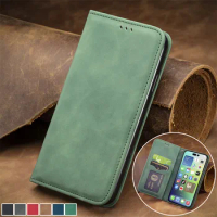 Magnetic Flip Leather Phone Case for Samsung Galaxy M53 M33 M23 M13 M52 M32 M12 M31 M11 M31S Book Wallet Card Cover Coque Etui