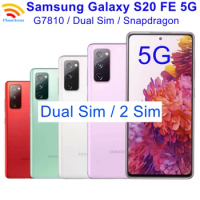 Samsung Galaxy S20FE S20 FE S20lite 5G G7810 Dual Sim 8GB RAM 128/256GB ROM 6.5" Snapdragon NFC Original Unlocked Mobile Phone