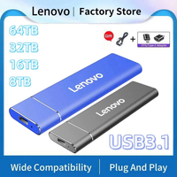Lenovo 8TB 16TB SSD 32TB 64TB Sata3ภายใน Solid State Drive 2.5 4TB ฮาร์ดไดรฟ์ภายนอก USB3.1Mobile ฮาร์ดไดรฟ์สำหรับแล็ปท็อป