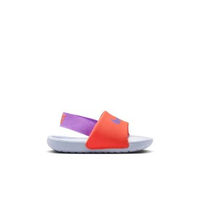 Nike Kawa Baby/Toddler Slides (TD) [FJ8811-802] 5C TURF ORANGE/BRIGHT VIOLET-BLUE TINT