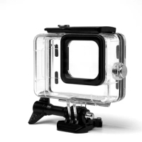 for Gopro Hero 9/10 Black Camera 40M Waterproof Case Diving Housing Cage Hard Shell Toughened Glass Lock Seal Protective Box