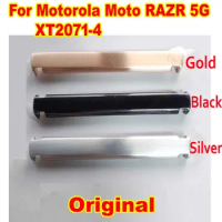 Original LCD Display and Folding Screen Middle Frame Rotating Shaft Back Cover Rear Housing For Motorola Moto RAZR 5G XT2071-4