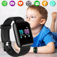 Smart Watch Kids Children Smartwatch For Girls Boys Fitness Tracker Electronics Smart Clock Sports Watches For 6-18 Yesrs Old