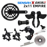 SENSAH EMPIRE 2x11 Speed 22s Road Bicycle Groupset Shifter Derailleur ONIRII Bike Crank Cassette Chain V Brake 105 R7000