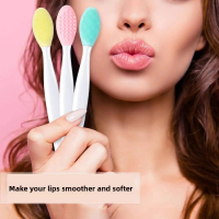 Double-sided facial cleansing brush, facial cleansing brush, lip brush, blackhead cleaning brush, ma
