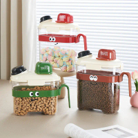 Cat food storage container, dog food sealed canister, moisture-proof food-grade pet cat food storage