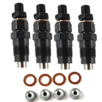 4PCS Fuel Injectors 131406490 For Perkins Engine 404-22T 104-22 403D-15 404C-22 404D-22T Case SR130 