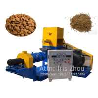 RL-DGP80-B new arrival 200-300kg/h dry dog food make machine floating fish feed extruder fit for many kinds of animal