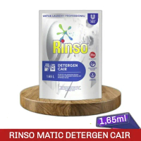 Rinso Matic Professional Detergent Cair 1,65L untuk Mesin Cuci & Laundry Front & Top Load Efektif Hi
