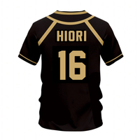 Jersey Futsal & football motif VL  blue lock anime bastard Munchen mens short-sleeved T-shirt sports
