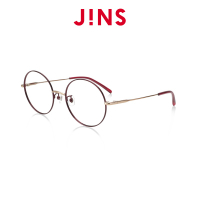 【JINS】復刻經典輕量金屬眼鏡(ALMF20S218AA276)酒紅金