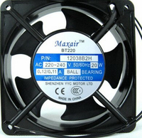 全新Maxair BT220軸流風扇 BT12038B2H 220-240V 12CM 機柜風扇