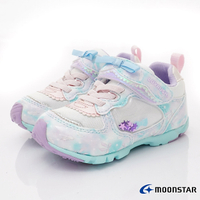 日本月星Moonstar機能童鞋LUVRUSH甜心競速運動鞋款LV11218湖水綠(中大小童)