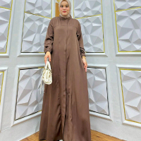 Chandra - gamis elsira shakila khusus super jumbo (5L) Lingkar Dada (LD) 130,Panjang Baju (PB) 140,e