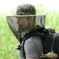 JUNIPER 抗UV折疊收納防蜂/防蚊蟲遮陽漁夫帽
