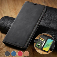 UltraSlim Magnetic Flip Leather Case for Samsung A10 A20 A30 A50 A70 A40 A80 A90 A6 A7 A8 2018 A03S A31 A21S A51 A71 A81 A91