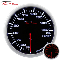 【D Racing三環錶/改裝錶】WA高反差簡易雙色系列。52mm 油壓錶。機油壓力表 OIL PRESSURE。錶頭無設定功能。