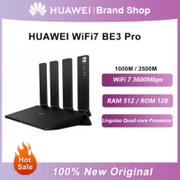 2023 NEW Original Huawei BE3 Pro Wi-Fi 7 Router Dual Band 1000M/2.5GE 3600Mbps 4k QAM 4 Cchannel Signal Wireless Router 2.4G 5G