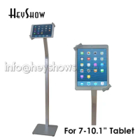 Flexible Tablet Sesecurity Floor Stand, iPad Display Bracket, Samsung Tablet Lock Case Holder, Anti Theft for 7-10.1 "Tablet