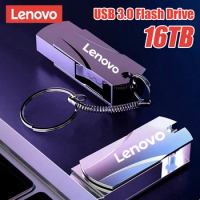 Lenovo USB 3.0 Pen Drive 16TB 8TB 4TB High Speed Transfer Metal Portable SSD Pendrive Cle U Disk Flash Drive Memoria USB Stick