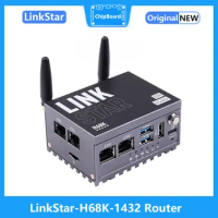 LinkStar-H68K-1432 Router with Wi-Fi6, 4GB RAM 32GB eMMc, Dual-2.5G dual-1G Ethernet, 4K output, Android 11, Ubuntu OpenWRT