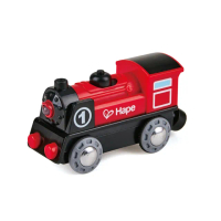 【德國Hape】電動復古小火車(電動小火車/家家酒玩具/質玩具/木頭玩具)