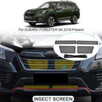 Car Insect-proof Air Inlet Protection Cover Insert Vent Racing Grill Filter Net Auto Accessory For Subaru Forester SK 2019-2025