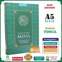 Syamil Quran Al-Quran Mina A5 TOSCA Hard Cover SEDANG Waqaf Ibtida Mushaf Tilawah Al-Qur'an Rasm Uts