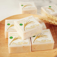 Gold JAM Rice Milk Soap 65g Original Thailand import Rice Milk Soap soap goat milk soap Handmade soap for face