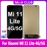 NEW INCELL TFT Display For Xiaomi MI11 Mi 11 Lite M2101K9AG 4G LCD Touch Screen Digitizer Assembly For Xiaomi Mi 11 Lite 5G NE