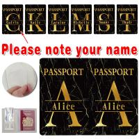 Custom name Color Printing Travel Pelindung Pasport Waterproof PU Leather Wallet Card Business Cards