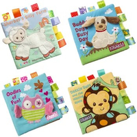 Baby Toy Animal Cloth Book Parent-child Interactive Early Education Three-dimensional Cloth Book Baby Can Not Tear Cloth Book