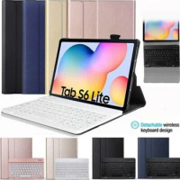 Tablet Case with Russian Keyboard for Samsung Galaxy Tab S6 Lite 10.4 P610 P615 Spanish English Korean Bluetooth Keyboard Cover