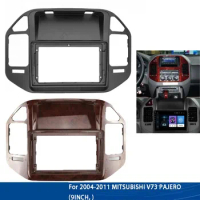 For Mitsubishi Pajero V73 2004-2011(9Inch) Car Radio Fascias Android GPS MP5 Stereo Player 2 Din Head Unit Panel Dash Frame Inst