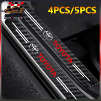 【4pcs】Sticker Mobil Sticker Pelindung Sill Plate / Stiker Pelindung Pijakan Lantai Pintu Mobil / Uni