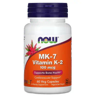 NOW Foods MK-7 Vitamin K-2, 100 mcg | วิตามินเค-2